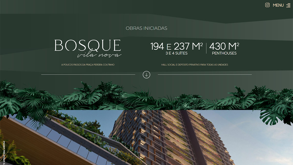 Site Bosque Vila Nova